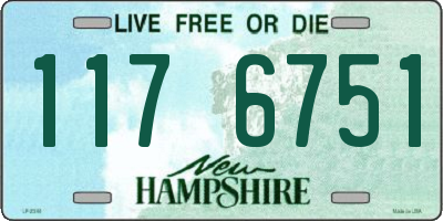 NH license plate 1176751