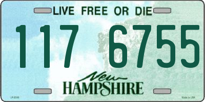 NH license plate 1176755