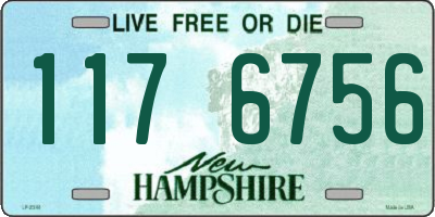 NH license plate 1176756