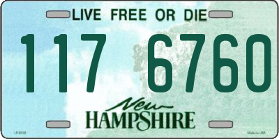 NH license plate 1176760