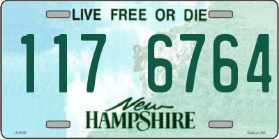 NH license plate 1176764
