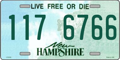 NH license plate 1176766