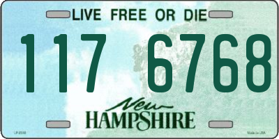 NH license plate 1176768