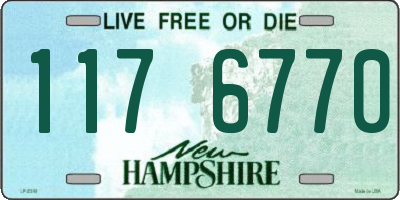 NH license plate 1176770