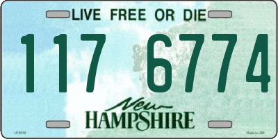 NH license plate 1176774
