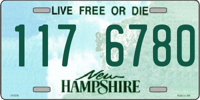 NH license plate 1176780