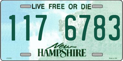 NH license plate 1176783