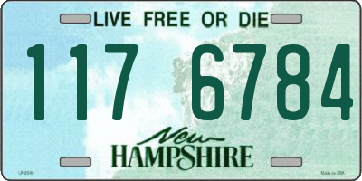 NH license plate 1176784