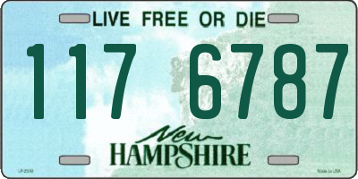 NH license plate 1176787