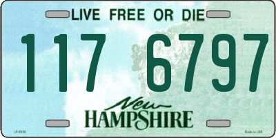 NH license plate 1176797