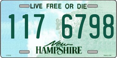 NH license plate 1176798