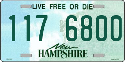 NH license plate 1176800