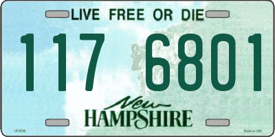 NH license plate 1176801