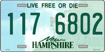 NH license plate 1176802
