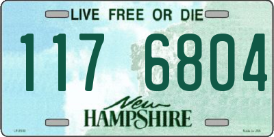 NH license plate 1176804