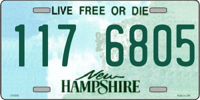 NH license plate 1176805