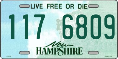 NH license plate 1176809