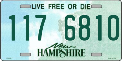 NH license plate 1176810