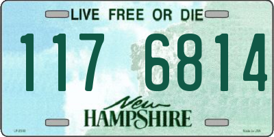 NH license plate 1176814