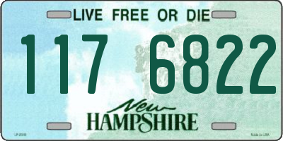 NH license plate 1176822