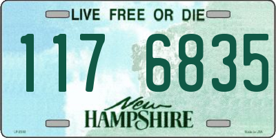 NH license plate 1176835