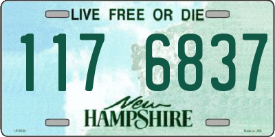 NH license plate 1176837