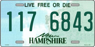 NH license plate 1176843