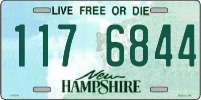 NH license plate 1176844