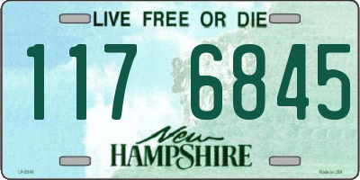NH license plate 1176845