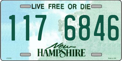 NH license plate 1176846
