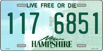 NH license plate 1176851