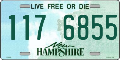 NH license plate 1176855