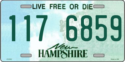 NH license plate 1176859