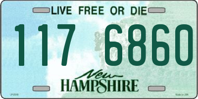 NH license plate 1176860