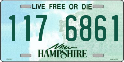 NH license plate 1176861