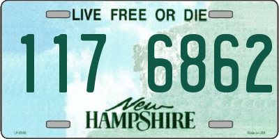 NH license plate 1176862