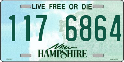 NH license plate 1176864