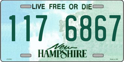 NH license plate 1176867