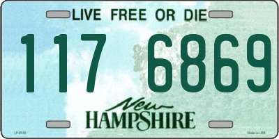 NH license plate 1176869