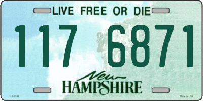 NH license plate 1176871
