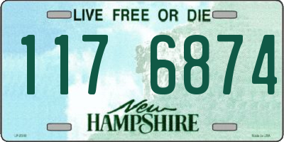 NH license plate 1176874