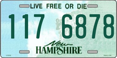 NH license plate 1176878