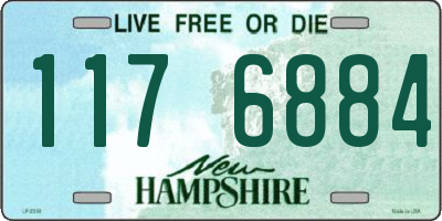 NH license plate 1176884