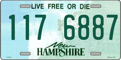 NH license plate 1176887