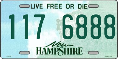 NH license plate 1176888