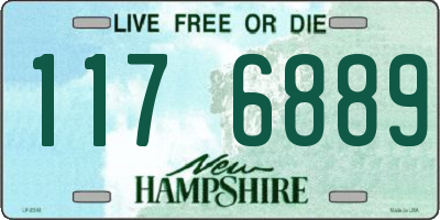 NH license plate 1176889