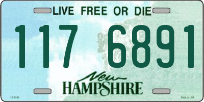 NH license plate 1176891