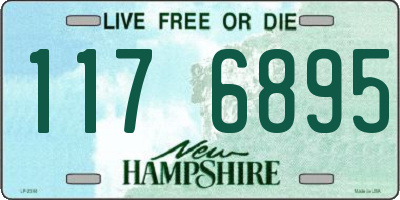 NH license plate 1176895