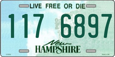NH license plate 1176897
