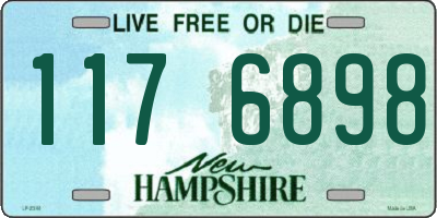NH license plate 1176898